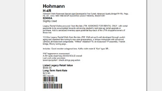 Post-NAMM+TMEA Demo Specials